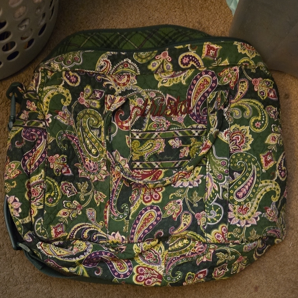Vera Bradley Green Paisley Women's Bag